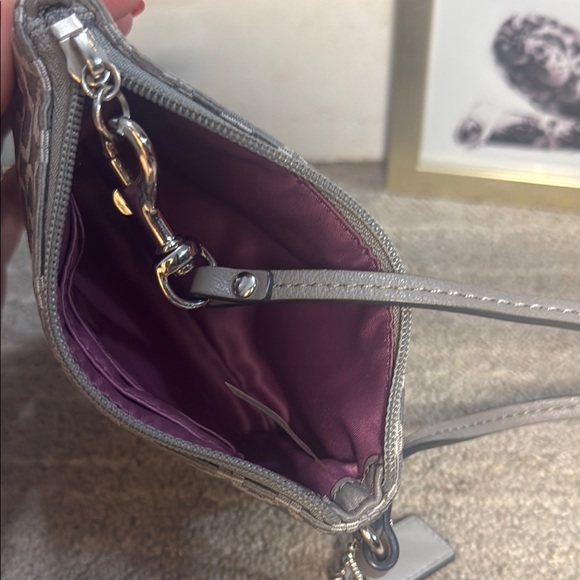 Coach Gray Wristlet - Picture 6 of 8